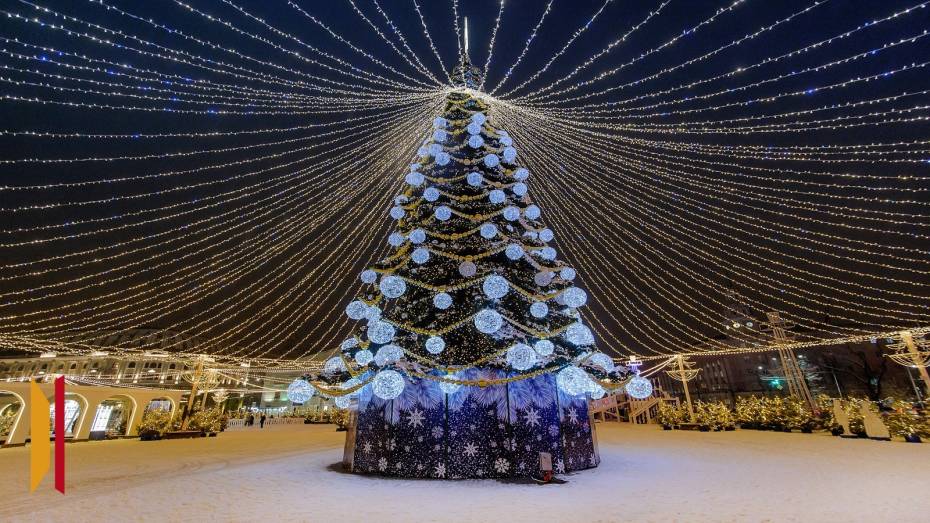 В новогоднюю ночь на площади Ленина в Воронеже покажут обращение Президента
