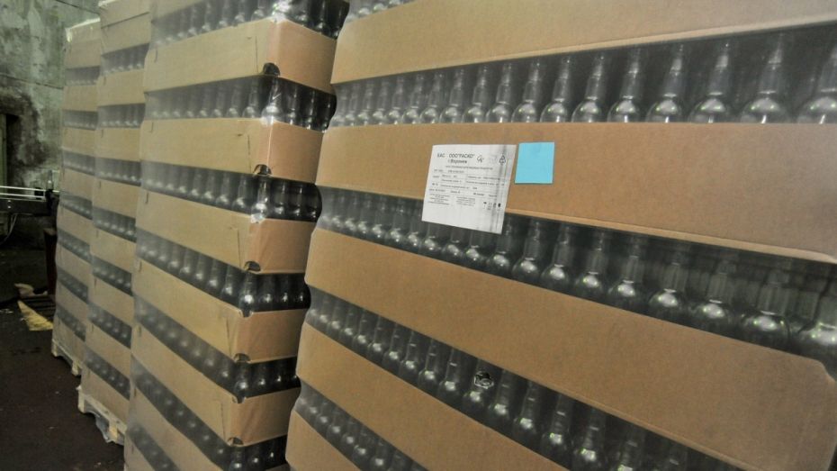 В Воронежской области силовики изъяли 370 т поддельного алкоголя за год
