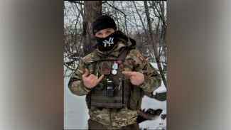 Житель Воронежской области получил медаль «За отвагу» после первого своего боя