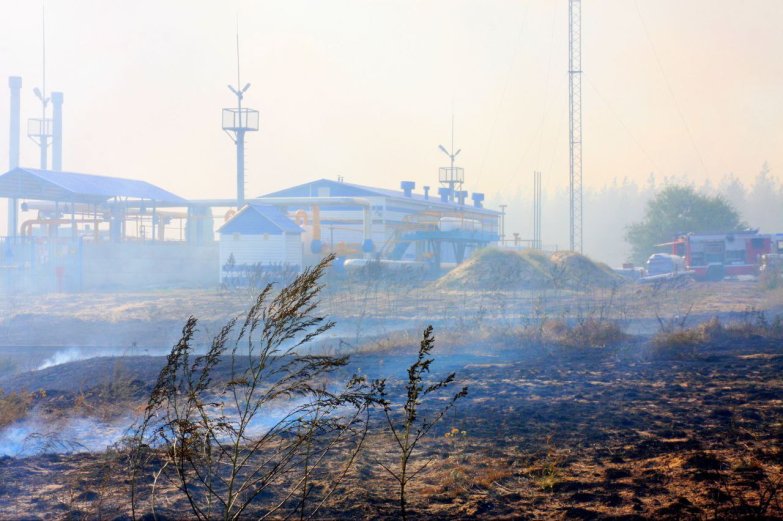 Пожар в хуторе Калач Лискинского района