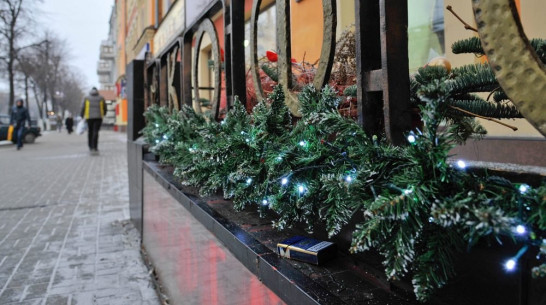 Воронеж занял 3 место в рейтинге Новогодних улиц России