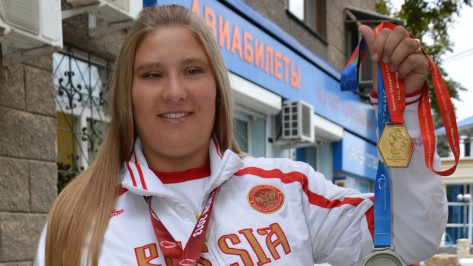 Воронежская спортсменка установила рекорд России в толкании ядра