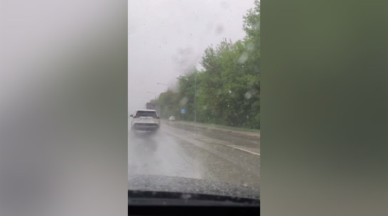 Снег пошел в Воронеже 26 апреля