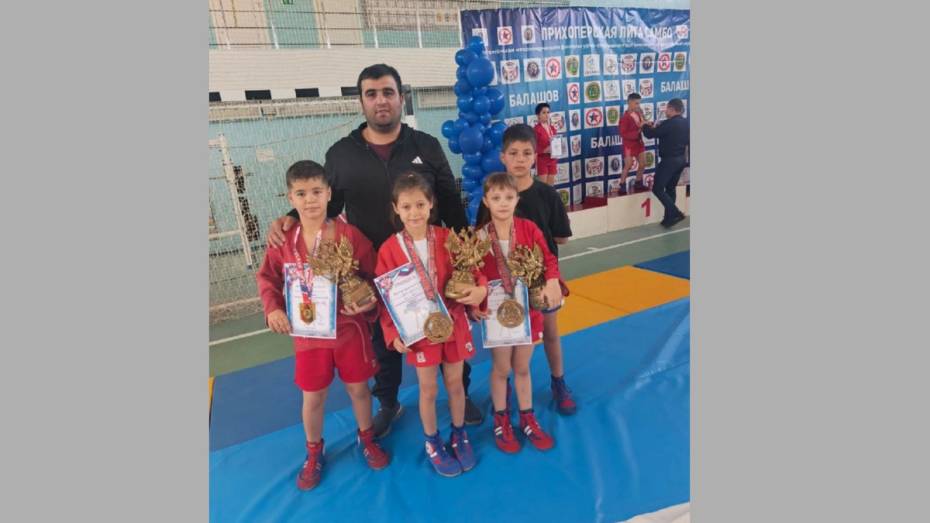 Таловчане взяли 3 золотые медали на турнире по самбо