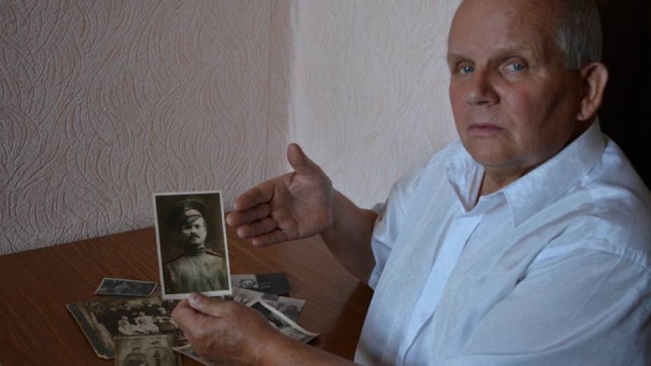 Житель Острогожского района воспитывает своих детей на примере деда, воевавшего в годы Первой мировой