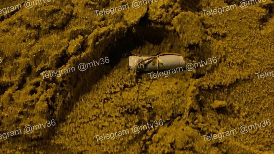 Свернутые перевязанные денежные купюры в песочнице заметили в Воронеже