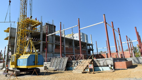 Пятиэтажный спорткомплекс откроется в Семилуках в марте 2015 года