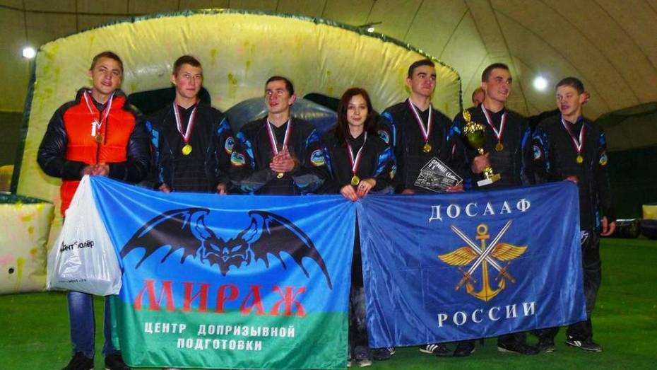 Верхнехавские пейнтболисты стали первыми в России