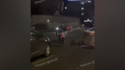 В Воронеже попали в ДТП пять машин