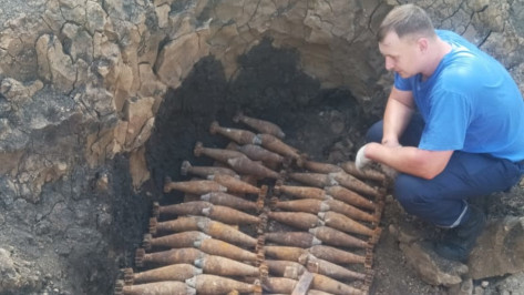 В Воронежской области уничтожили более 100 боеприпасов времен ВОВ