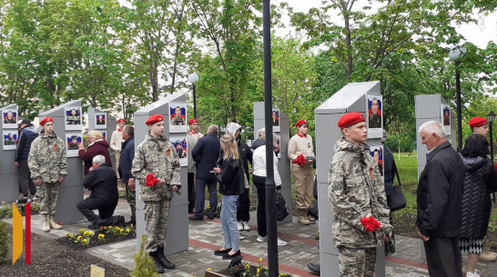 В Нижнедевицком районе открыли Аллеи Памяти участников СВО