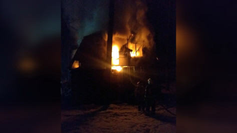 Пожар на турбазе под Воронежем тушили 39 человек