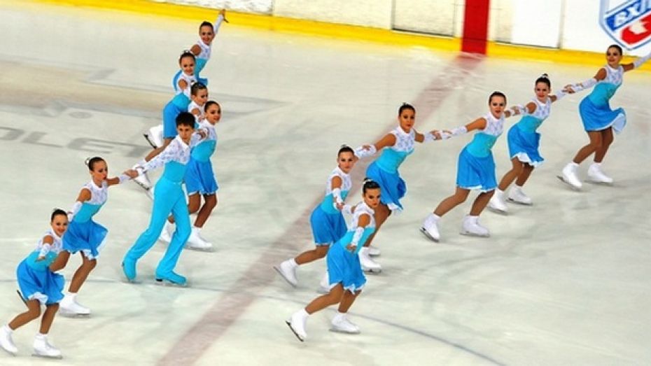 Воронежская команда по синхронному фигурному катанию выиграла соревнования в Губкине