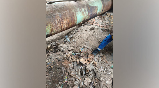 В Воронеже нашли человеческие останки при ремонте теплотрассы