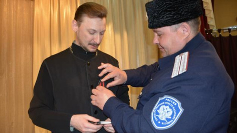Cвященник Каширского благочиния получил казачью медаль
