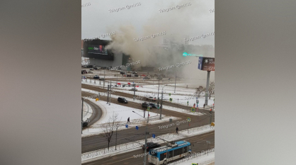 В Воронеже начался пожар в ТРК «Арена», посетителей эвакуируют: видео