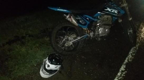 В Борисоглебском округе 17-летний мотоциклист столкнулся с «Ладой»