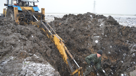 Мороз спровоцировал аварию на водопроводе в нижнедевицком селе