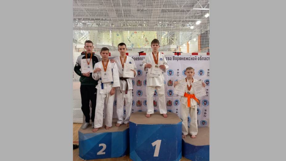 Верхнехавские каратисты привезли 7 медалей с областных соревнований