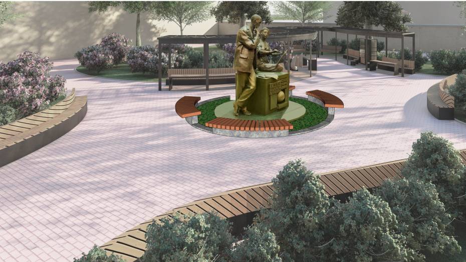 Воронежцам показали, как будет выглядеть памятник математику Андрею Киселеву