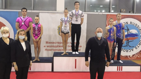 Воронежские акробаты взяли 2 медали чемпионата России