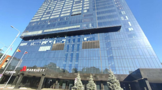 Пожарные учения в отеле Marriott в Воронеже показали на видео