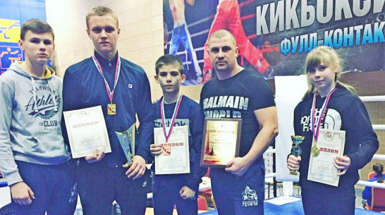 Новоусманские кикбоксеры завоевали 2 «золота» на чемпионате ЦФО