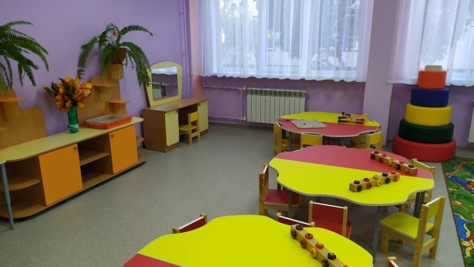 В Никольском детском саду Новоусманского района открыли 2 ясельные группы