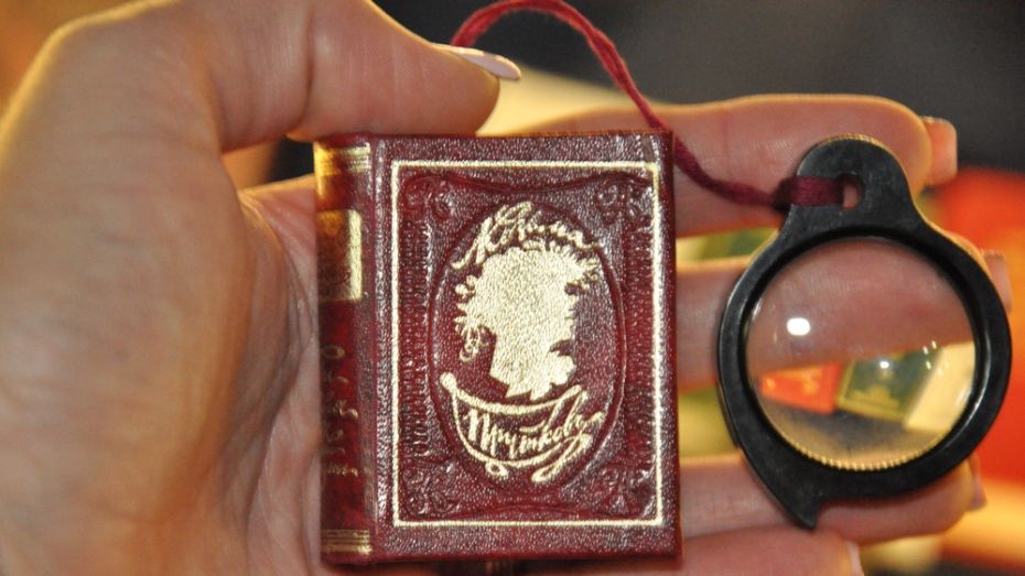 Жители Репьевки смогут увидеть коллекцию миниатюрных книг