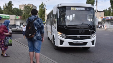 В Воронеже запустили первый автобус с кондиционером