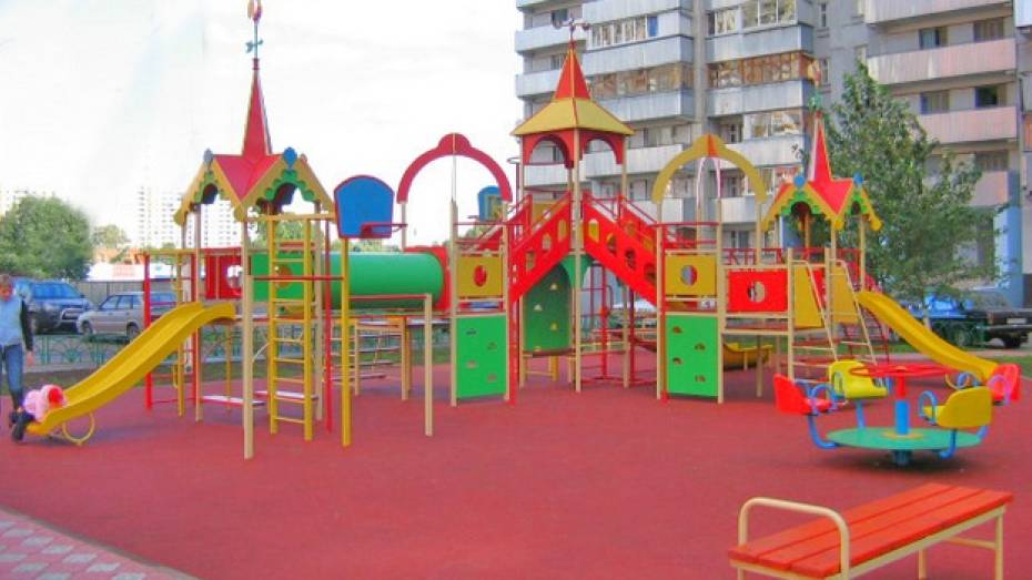 Эртиль получит три детских площадки стоимостью более 3 млн. рублей