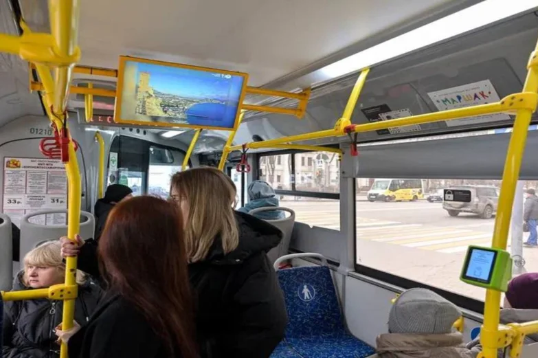 Видеоролики в автобусах Воронежа