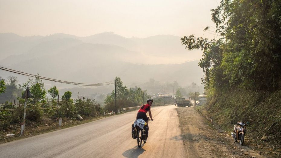 В Юго-Восточной Азии воронежские велосипедисты преодолели самый высокий перевал на своем пути в две тысячи метров