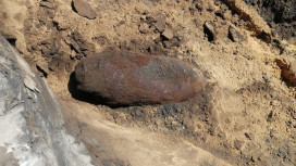 В воронежском микрорайоне Подклетное нашли 100-килограммовую бомбу времен ВОВ