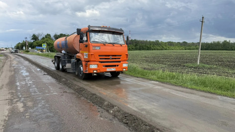 В Воробьевском районе Воронежской области капитально отремонтируют дорогу между 4 селами