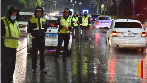 Полиция проведет рейд на дорогах Воронежа в ночь на 12 июля