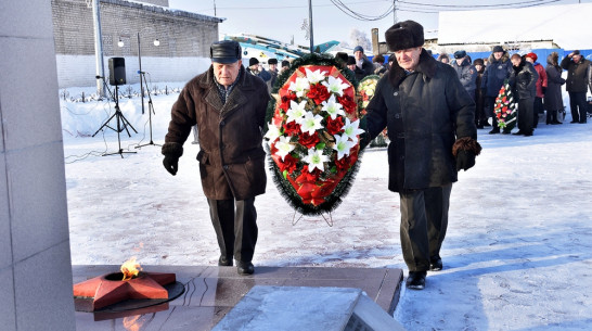 Панинцы поздравили защитницу Воронежа