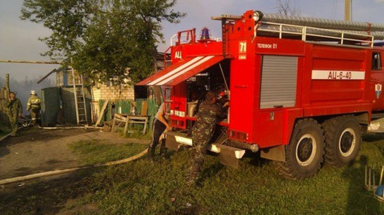 В Верхнехавском районе из-за пожара  семья лишилась крова