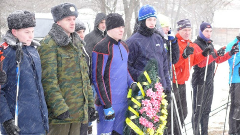 Рамонские кадеты пробежали 30 километров на лыжах в честь 71 годовщины освобождения Воронежа