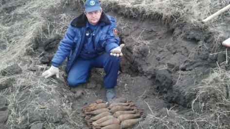 На полигоне в Острогожском районе взрывники уничтожили 13 боеприпасов времен войны