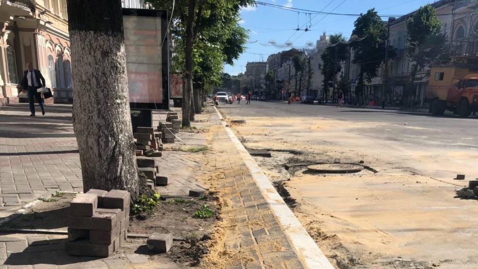 Блогер Илья Варламов высмеял временный тротуар на проспекте Революции в Воронеже