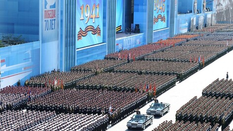 В Параде Победы в Москве приняли участие 16 тыс военных