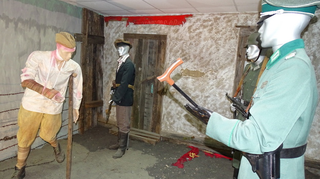 В хохольском военно-историческом музее открыли экспозицию «Допрос пленного красноармейца»