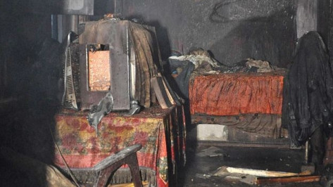 В Поворинском районе на пожаре погиб мужчина