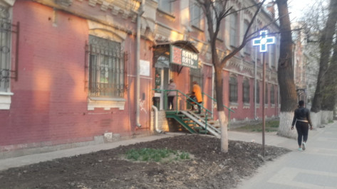 В продуктовом супермаркете Воронежа произошел пожар