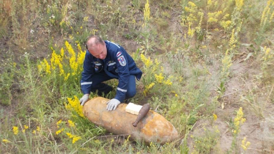 В Воронеже уничтожили найденную в парке немецкую бомбу времен войны 