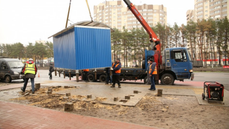 В Воронежской области начали демонтаж старых остановок на трассе А-134