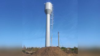 В борисоглебском селе Макашевка активисты заменили водонапорную башню