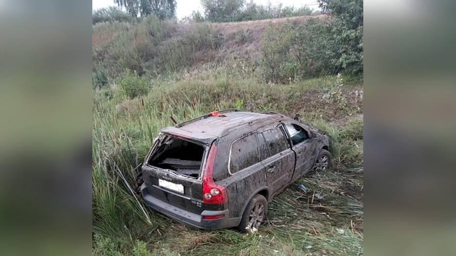 В Воронежской области 62-летний водитель умер в слетевшем в овраг автомобиле