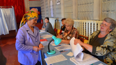 На выборах губернатора в Верхнемамонском районе проголосовало  92,1% избирателей